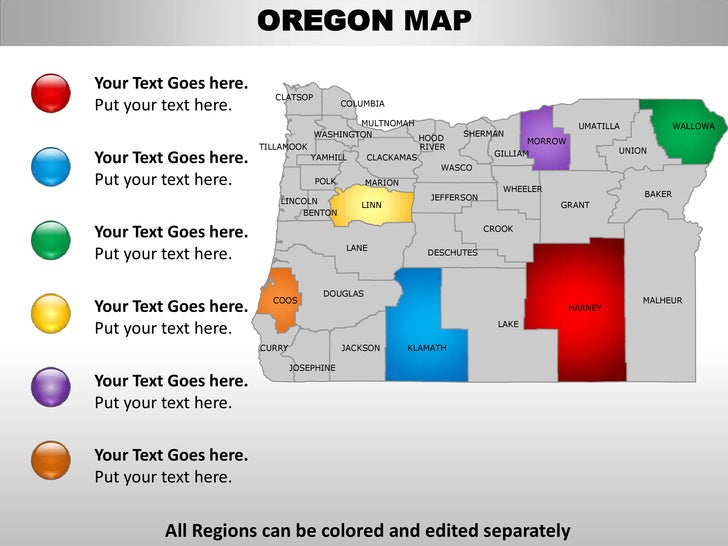 Oregon State Powerpoint Template Usa Oregon State Powerpoint County Editable Ppt Maps And Templates Oregon State Powerpoint Template Usa Oregon State Powerpoint County Editable Ppt Maps And Templates
