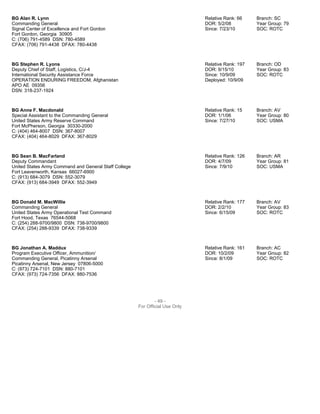 Us army officer-roster-2012 | PDF