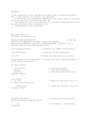 USART | PDF