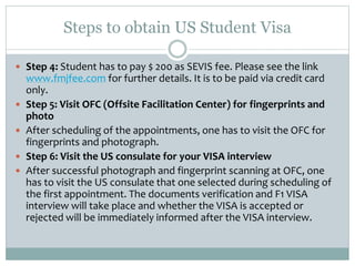 Study in USA | USA Study Visa | Admission process in USA | PPTX