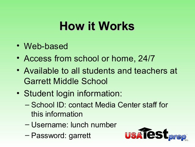 Usatestprep Orientation For Teachers