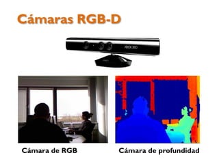 Cámaras RGB-D
Cámara de profundidadCámara de RGB
 