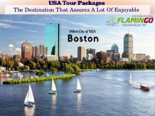 USA Tour PackagesUSA Tour Packages
The Destination That Assures A Lot Of Enjoyable
 