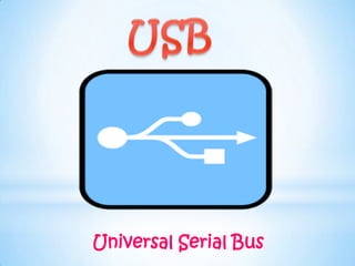 Universal Serial Bus
 