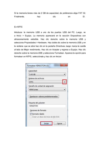 PASOS PARA FORMATEAR Y HACER BOOTEABLE UNA USB Y LO QUE ES HIREN'S ...