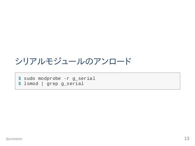 Raspberry PiのUSB OTGを試す