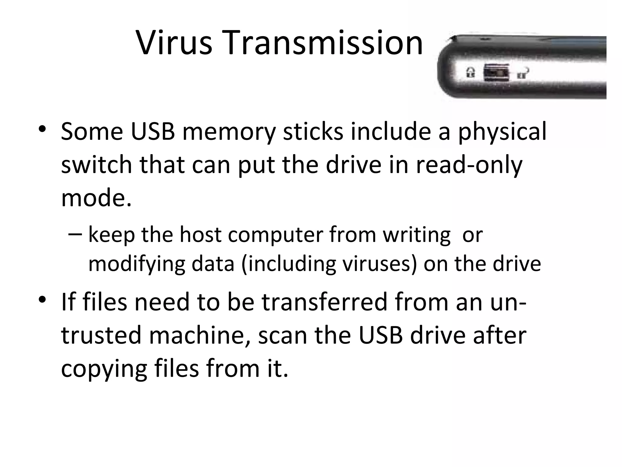 USB flash drive security PPT