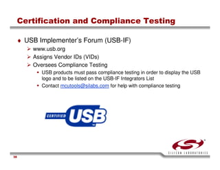 USB Training - Silicon Labs -