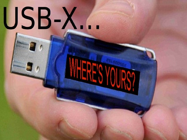 Usb X Flash Drive Presentation