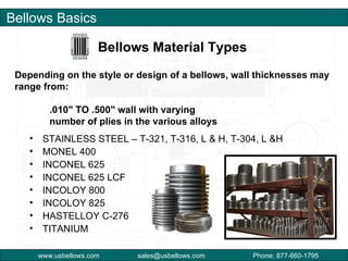 US Bellows 101 | PPT