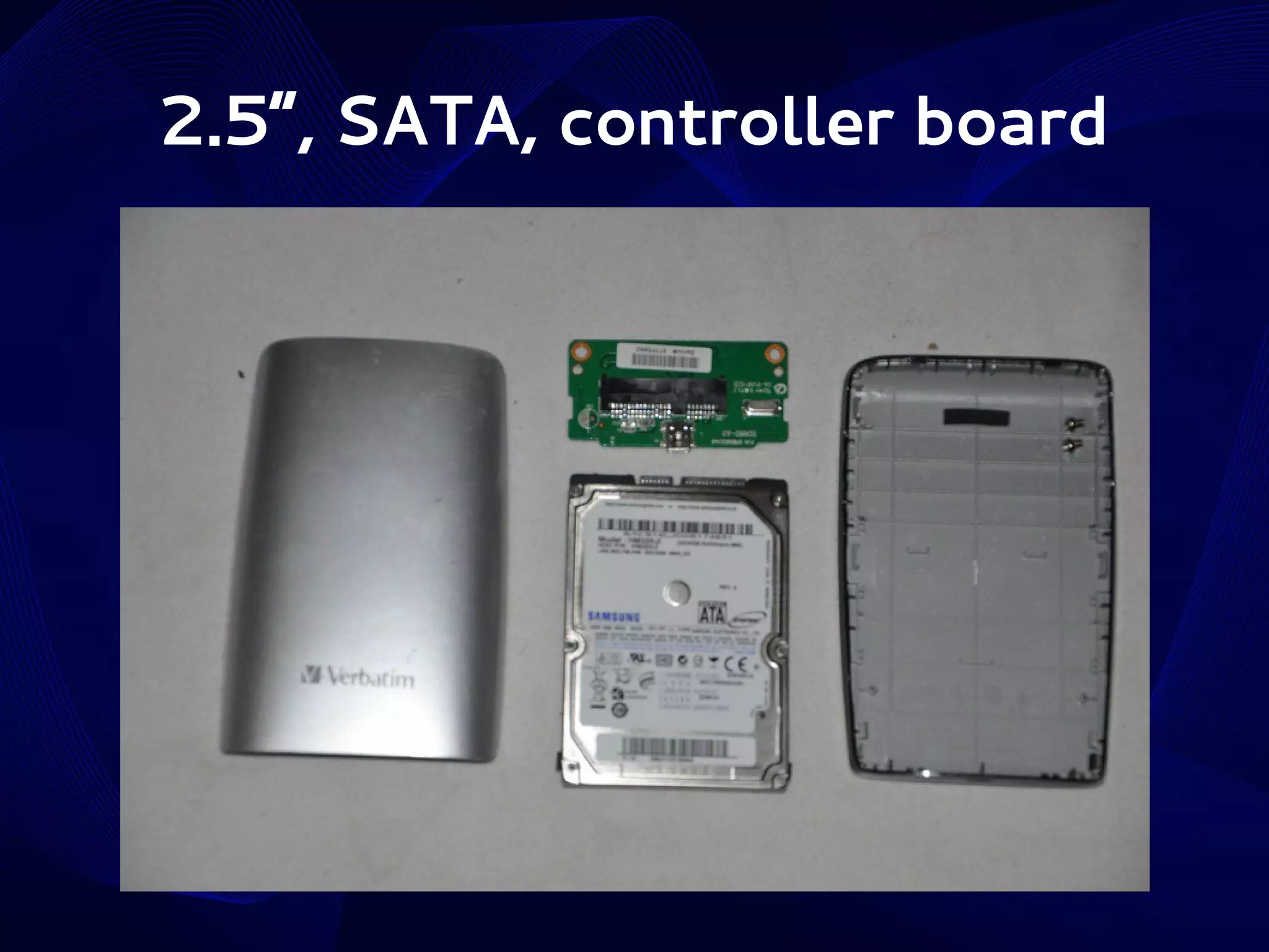 2.5”, SATA, controller board

 