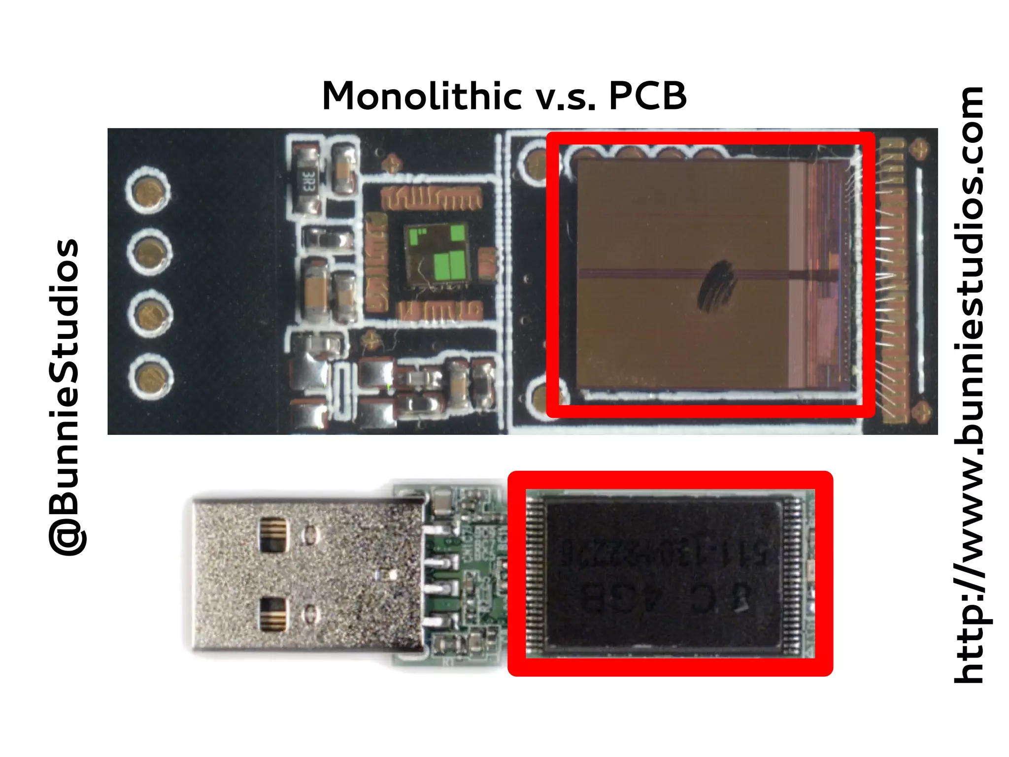 http://www.bunniestudios.com

@BunnieStudios

Monolithic v.s. PCB

 