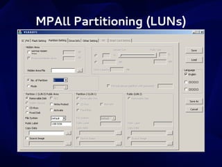 MPAll Partitioning (LUNs)

 