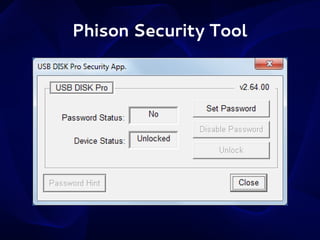 Phison Security Tool

 
