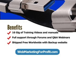 Web Marketing For Profit
http://wmfpstick.com
 