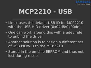 Rapid SPi Device Driver Development over USB Slide 9