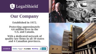 4.7
Our Company
Established in 1972.
Protecting approximately
4.6 million lives in the
U.S. and Canada.
With a dedicated network of
quality law firms in all 50 states
and 4 Canadian provinces.
AS SEEN IN
 