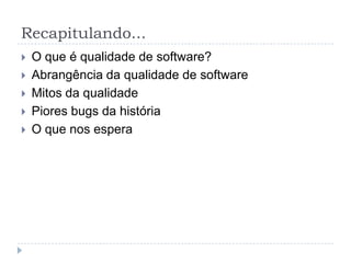 FuturoNovas plataformasArquitetura multicoreComo os novos softwares tirarão proveito dessa arquitetura?Reescrever SO´s: vale a pena?Como testar?