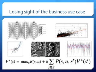 Losing sight of the business use case
 