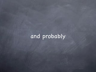 USC Faculty Seminar 1.29.08