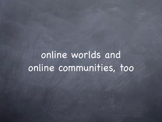 USC Faculty Seminar 1.29.08