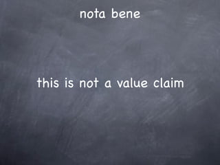 USC Faculty Seminar 1.29.08