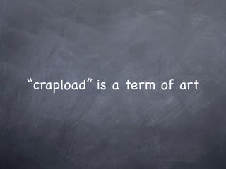 USC Faculty Seminar 1.29.08