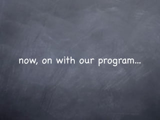 USC Faculty Seminar 1.29.08