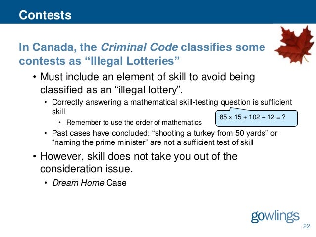Canadian Lottery Rules Canadian Lottery Rules