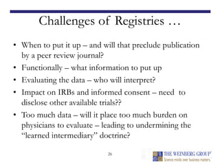 Clinical Trial Registries | PDF