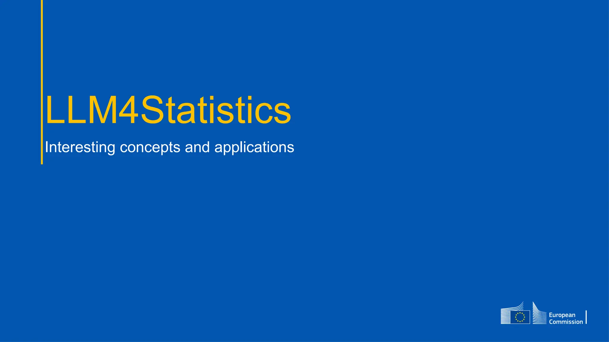 LLM4Statistics
Interesting concepts and applications
 