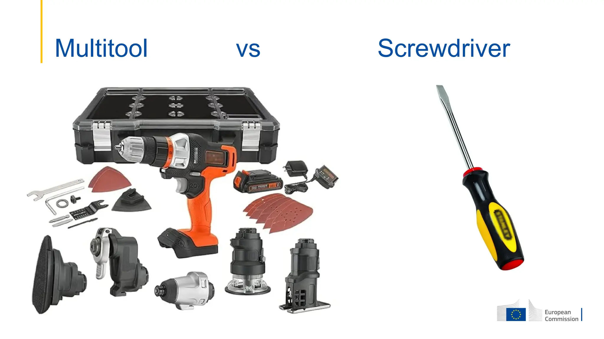 Multitool vs Screwdriver
 