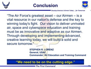 USAF Future Learning - COL J. THOMPSON | PPT