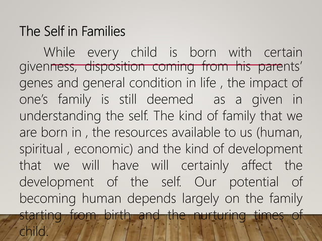 UNDERSTANDING THE SELF Chapter I Lesson 2 | PPTX