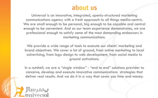 Universal Company Profile