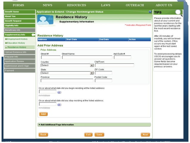 USCIS Electronic Immigration System