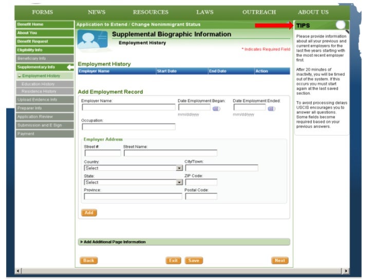 USCIS Electronic Immigration System