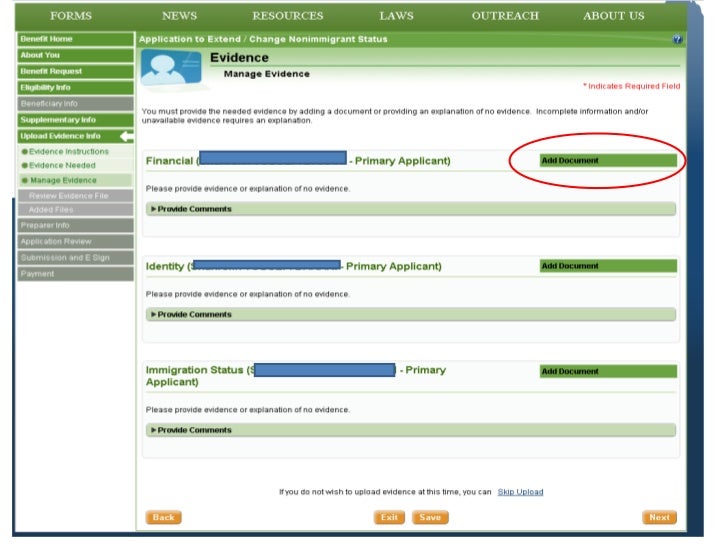 USCIS Electronic Immigration System