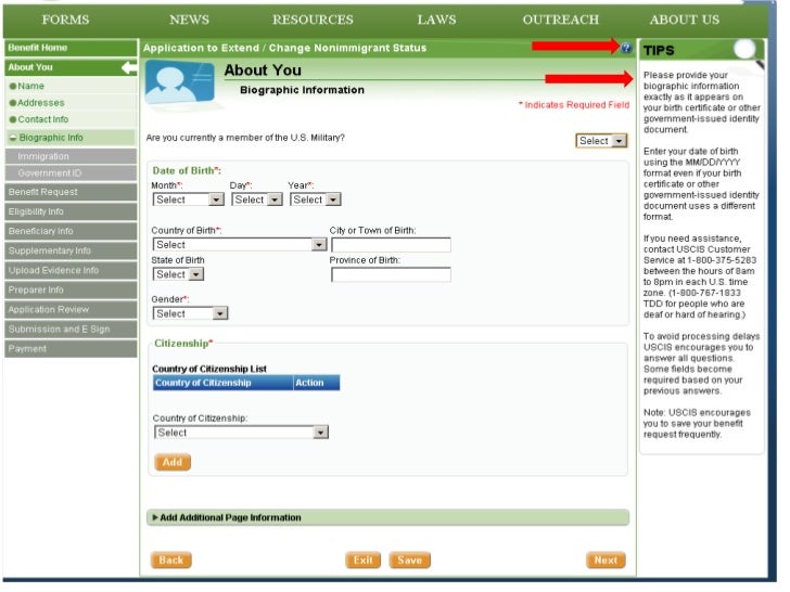 USCIS Electronic Immigration System