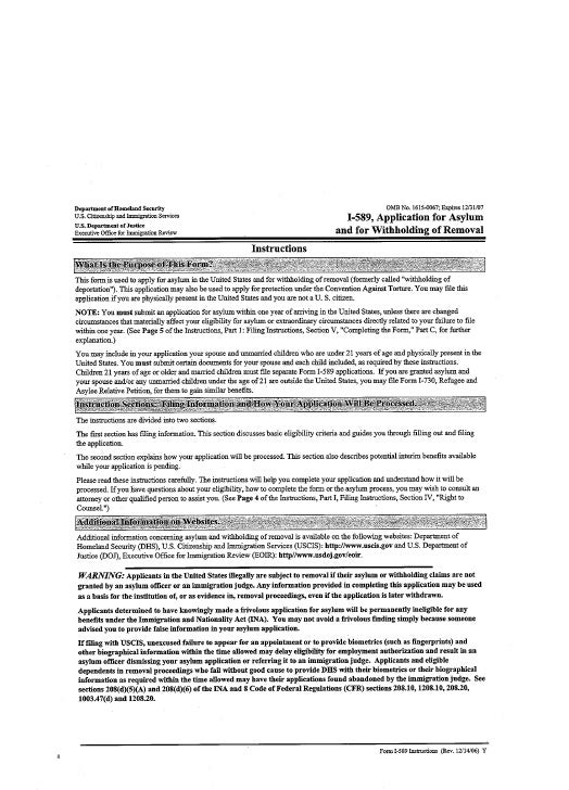 uscis forms 031210 1 i 589 form sample