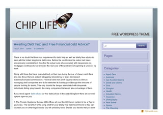 Awaiting Debt help and Free Financial debt Advice?
Sep 1, 2011   admin   0 Comments




There is no doubt that there is a requirement for debt help as well as totally free advice to
                                                                                                Pages
deal with the United kingdom’s debt crisis. Before the credit crisis the nation had been
precariously overstretched. Now that the actual cure all associated with inexpensive re-
mortgages continues to be removed the real siz e of the problem is beginning to uncover by
itself.                                                                                         Categories
Along with those that have overstretched on their own during the era of cheap credit there       Aged Care
are also those that are actually struggling redundancy or even decreased                         business
business/bonuses/commissions. Financial debt non profit organiz ations as well as                Car Accident Claims
managing debt companies tend to be stretched to busting point through the amounts of             Debts and claims
people looking for assist. This only boosts the danger associated with desperate                 Dive
individuals falling prey towards the many companies that would take advantage of them.           Google+
                                                                                                 Health
If you need urgent debt advice or free debt advice in the united kingdom there are several       Industrial Claims
options open to you:                                                                             Insurance
                                                                                                 photography
1. The People Guidance Bureau. With offices all over the UK there’s certain to be a Taxi in      Real Estate
your area. The benefit of while using CAB for your totally free debt recommend is they can       Sports
counsel you on other legal issues you will probably have. Should you decide that you want        Tile Cleaning
                                                                                                                       PDFmyURL.com
 