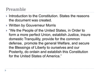 US Constitution in Detail | PPTX