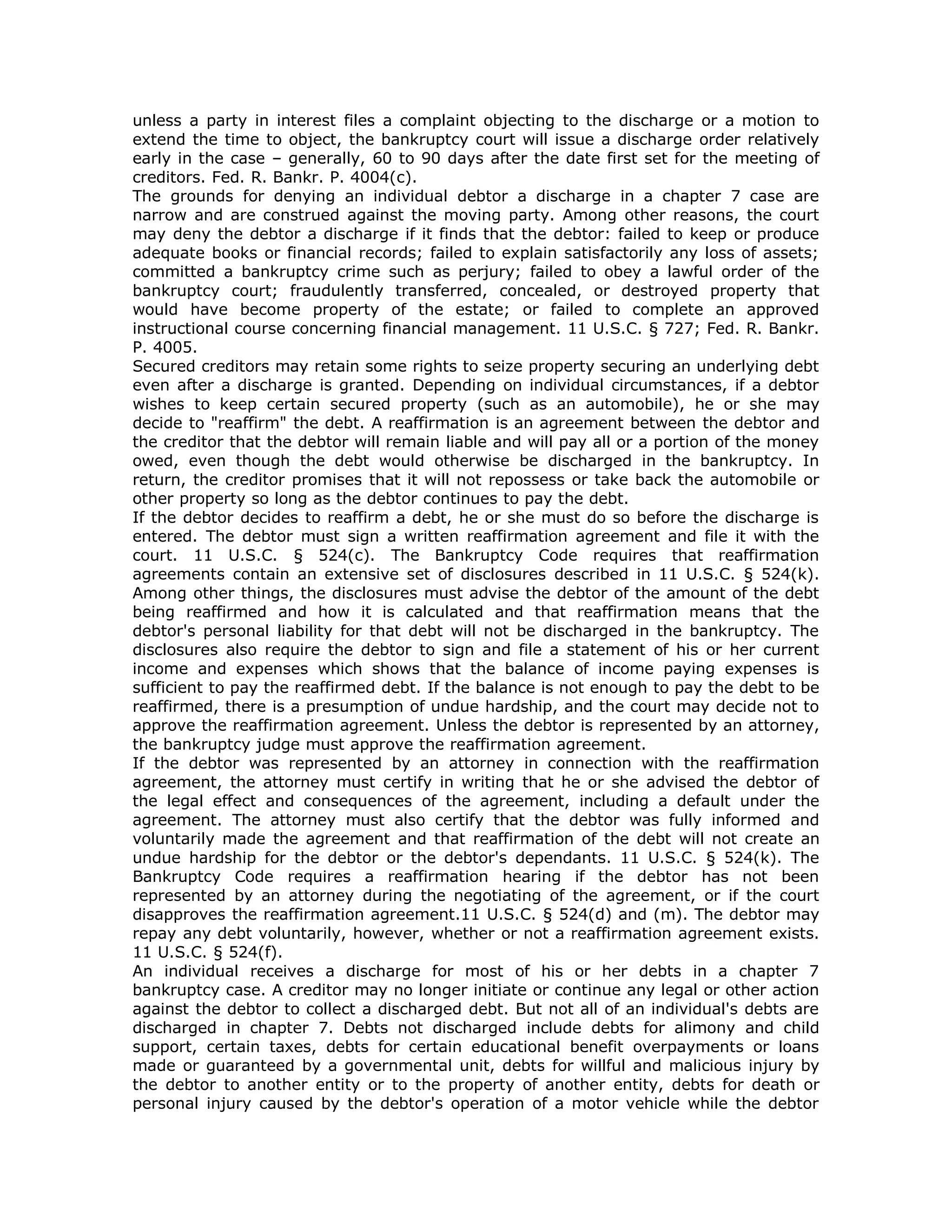 Us Courts Bankruptcy Basics