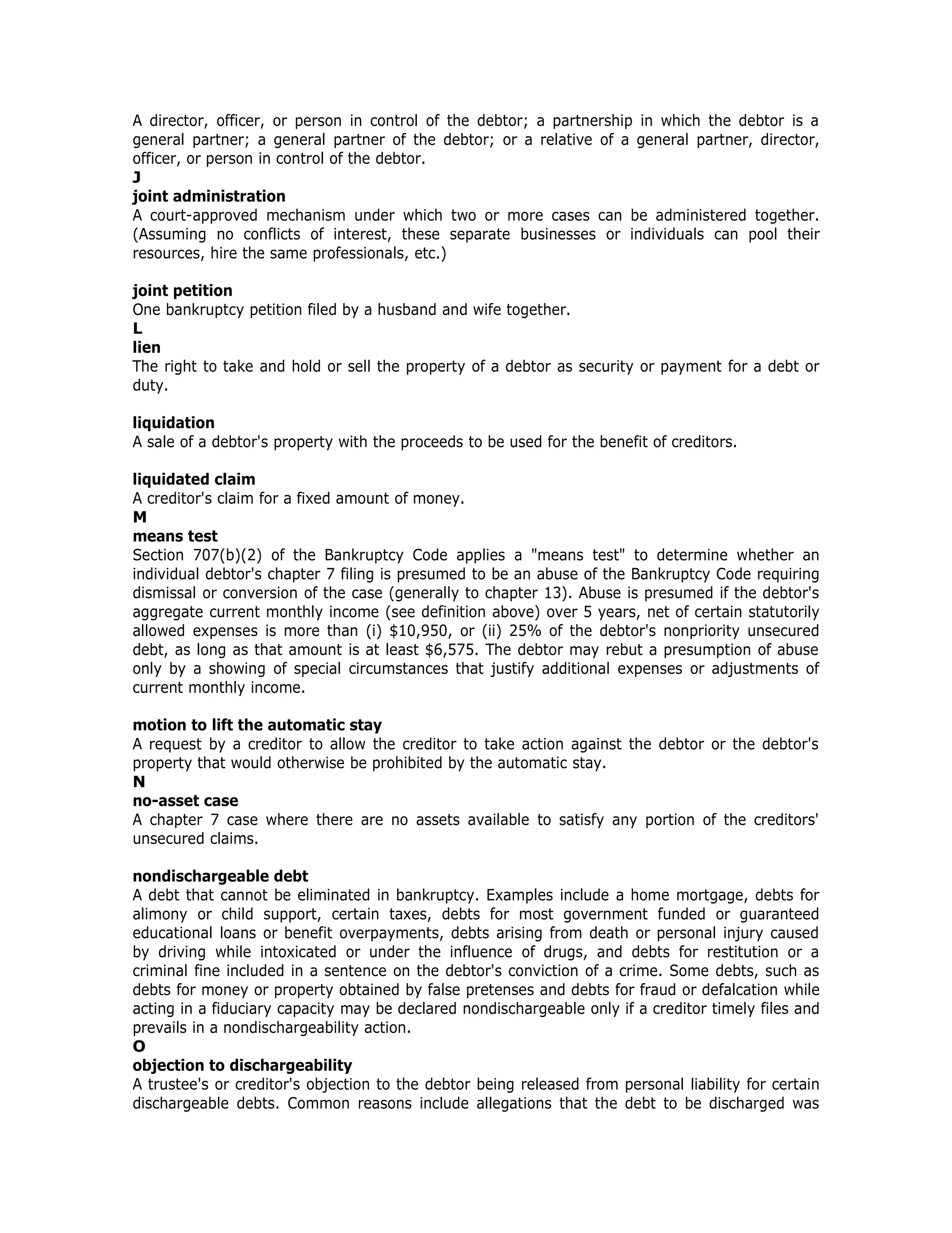 Us Courts Bankruptcy Basics