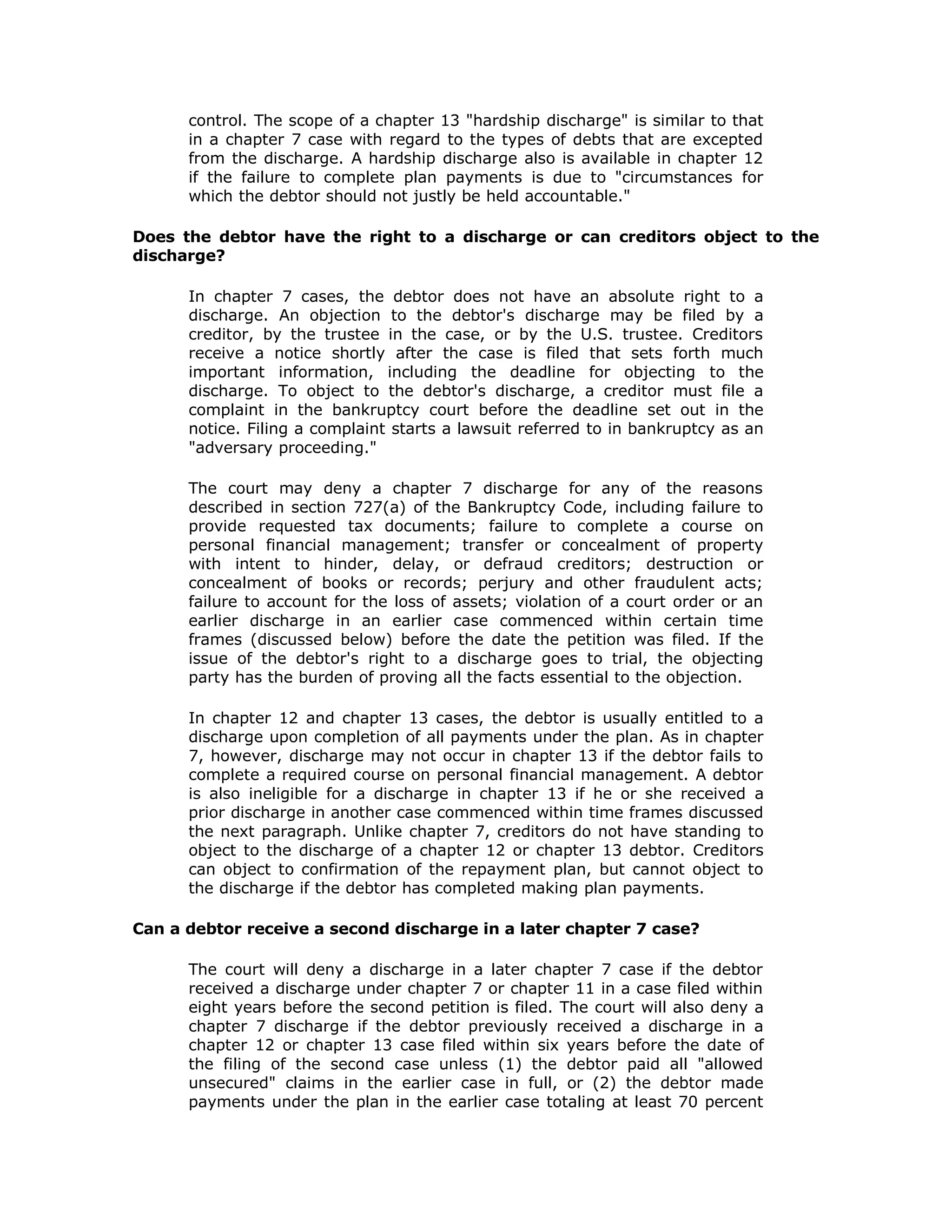 Us Courts Bankruptcy Basics