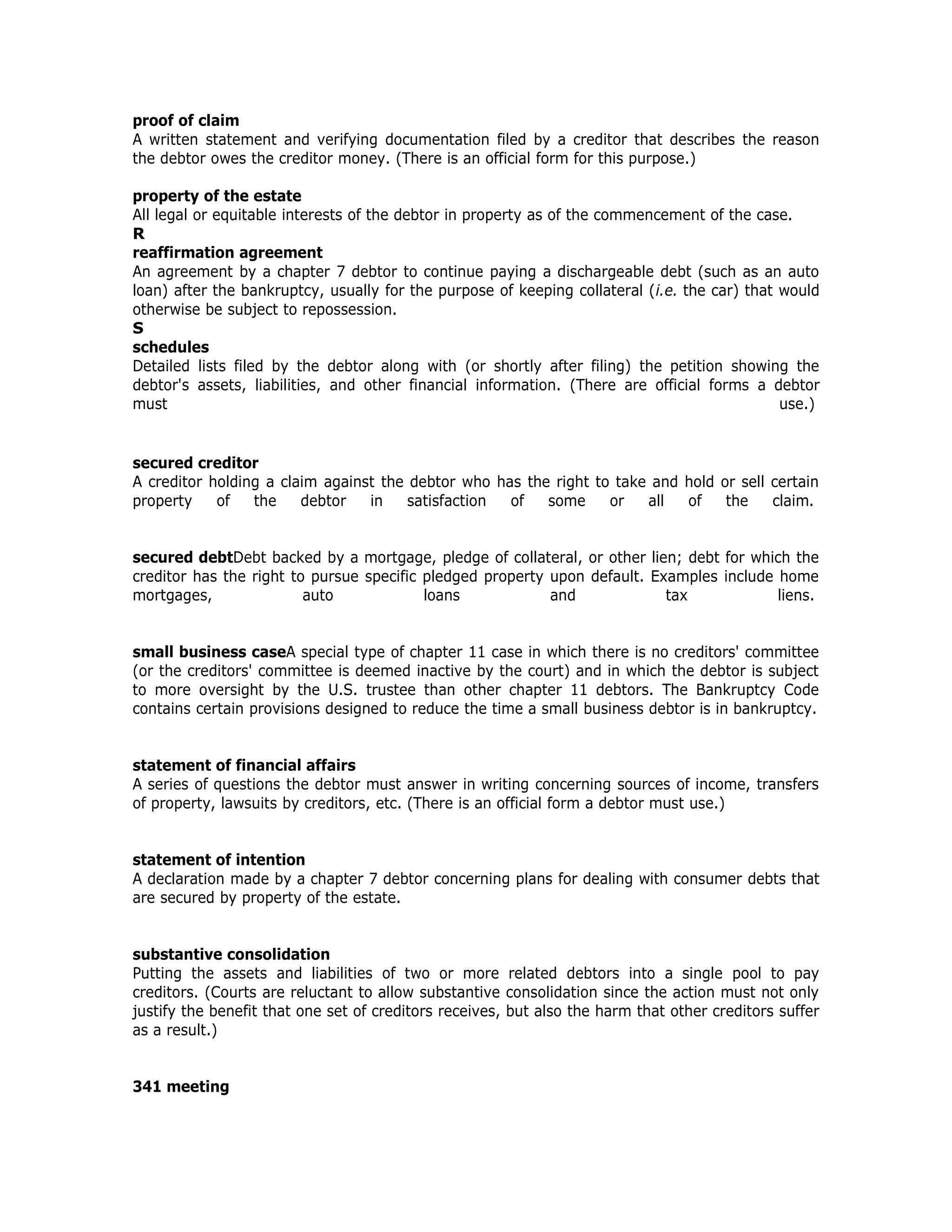 Us Courts Bankruptcy Basics