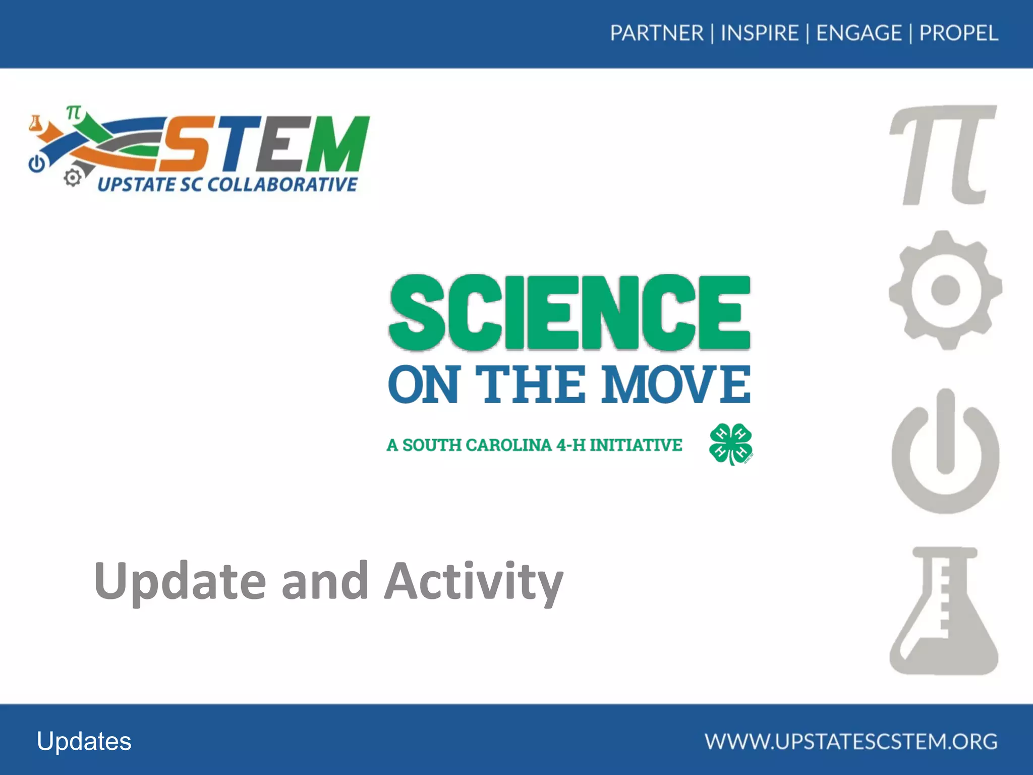 Updates
Update and Activity
 