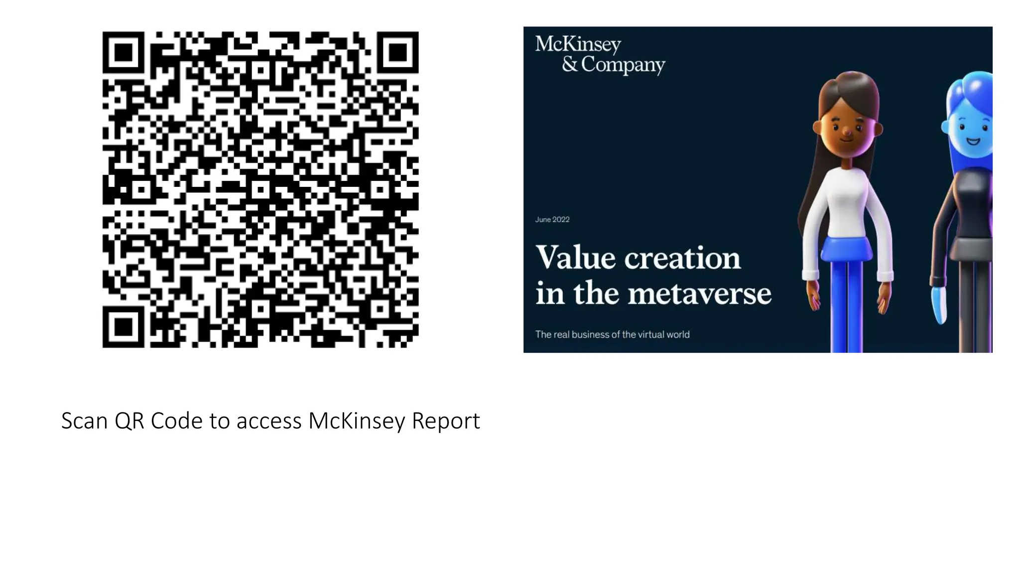Scan QR Code to access McKinsey Report
 
