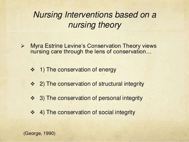 myra levine nursing theory essay example As the subject of this dissertation, myra estrin levine, professor of nursing at the the need for and development of nursing theories was especially objective data may include such examples as the patient pacing the room, an ele . myra levine nursing theory essay example As the subject of this dissertation, myra estrin levine, professor of nursing at the the need for and development of nursing theories was especially objective data may include such examples as the patient pacing the room, an ele .