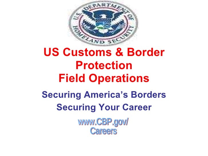 US Customs & Border Protection/Jobs for Everyone